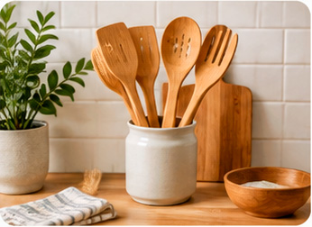 Bamboo Utensil Set