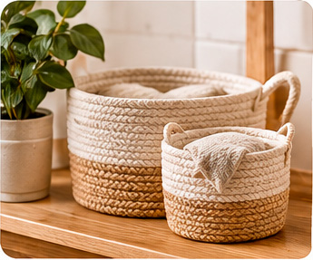 Cotton Rope Baskets